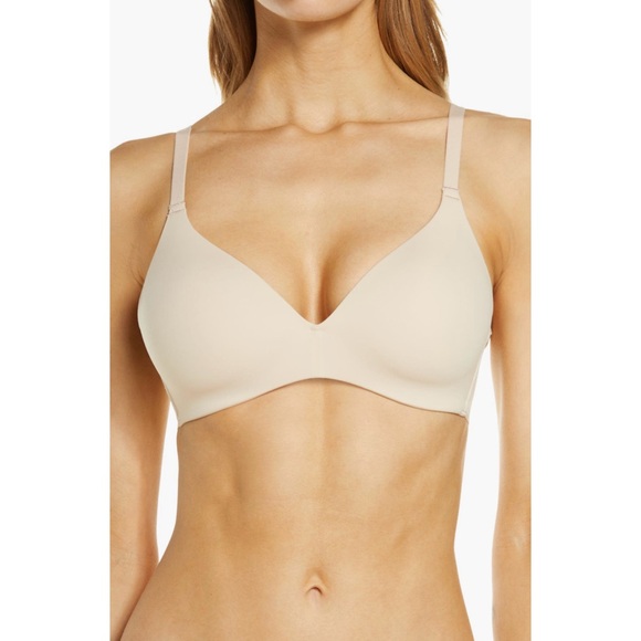 WACOAL 856339 SAND COMFORT FIRST WIRE FREE T-SHIRT BRA SZ 38B NWT - Picture 1 of 7